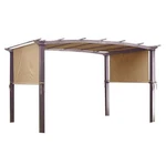 17X6.5FT Pergola Canopy Replacement Cover Outdoor Yard Patio Tan 180G UV20+. Fixed Price $49.90.