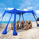 Ueakpic Beach Tent Shelter 10X10FT, Canopy, Sunshade UPF50+ With 8 .... Fixed Price $98.34.