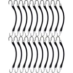 (pack Of 20) 9" Black Rubber Tarp Strap Bungee Cord For Highland 90112000 Strong. Fixed Price $31.99.