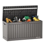 Deck Box 60 Gallon Outdoor Storage Waterproof Uv Resistant Grey DB23001 East. Fixed Price $114.99.