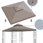 Replacement Top Cover For 10'X10' Gazebo Canopy Patio Pavilion Sunshade Plyester. Fixed Price $64.99.
