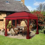 Pop-up Instant Gazebo Tent With Mosquito Netting Outdoor Canopy Shelter Pergola. Fixed Price $199.95.