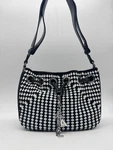 Karl Lagerfeld Paris Desiree Fabric Small Hobo Shoulder Crossbody Bag -multi. Fixed Price $150.00.