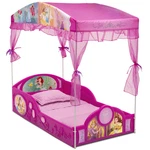 Delta Children - Disney Princess Plastic Sleep And Play Toddler Bed Canopy Pink. Fixed Price $142.51.