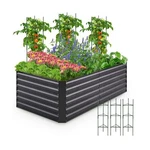 Quictent Galvanized Raised Garden Bed 6X3X2 Ft With Pcs Tomato Cage 1 We.... Fixed Price $129.20.
