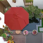 Yescom 13FT 8 Rib Patio Umbrella Replacement Cover Canopy Outdoor Market Yard. Fixed Price $65.90.