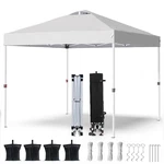 Phonwhon Shades 10X10 Pop Canopy One Push Setupheavy Duty Beach Tent Wheels. Fixed Price $162.04.