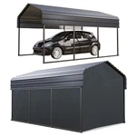 Metal Carport Heavy Duty Shelter Gazebo Garage 20X30' 20X20' 12X25' 12X20'. Fixed Price $909.99.