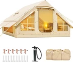 Naizea Inflatable Tents For Camping, Blow Up & Hand Pump Stove Jack 6PERSON. Fixed Price $319.99.