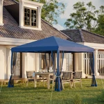 10' X Pop-up Canopy Party Tent Gazebo Canopies Uv Protect W/ Mesh Wall. Fixed Price $124.99.