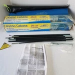 Texsport Calypso Cabana/beach Sun Tent UPF+50 84 48 Zip Windows #01831. Fixed Price $45.28.
