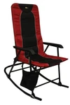 1PC Faulkner 49596 Dakota Folding Rocking Chair - Burgundy/black. Fixed Price $178.99.