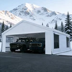 Carport Canopy Gazebo Heavy Duty Wedding Party Event Tent Garage 20'X26'/20'X20'. Fixed Price $399.49.