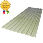 26 In. X Ft. Corrugated Polycarbonate Roof Panel Misty Green. Fixed Price $34.99.