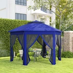 13.3' Hexagon Soft Top 2-TIER Canopy Gazebo Shade W/ Steel Supporting Frame. Fixed Price $164.23.
