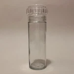Clear Manual Grinder With Cap - Pepper Herb Or Spice Glass Bottle & Acrylic Top. Fixed Price $16.00.