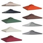 Outsunny 9.8' X 2 Tier Square Gazebo Canopy Replacement Top Cover. Fixed Price $52.13.