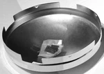 Up Front Hub Caps Even Notches 3/4" Sidewall Dome Chrome 5/8" Lip #10103 Pair. Fixed Price $42.37.