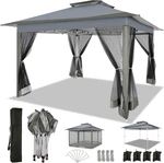 12X12 Ft Pop Up Gazebo On Clearance Outdoor Canopy Tent,carpas Para Patio. Fixed Price $289.99.