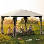 11.5FT Patio Gazebo Canopy Tent Wedding Party Shelter Awning Mosquito Netting. Fixed Price $138.00.