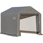 Storage Shed 6X6 Ft Steel Waterproof Peak Outdoor With Cover, Anchors. Fixed Price $574.98.