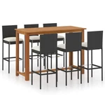 Modern 7-PIECE Outdoor Dining Set With Cushions Choose Your Color Vidaxl. Fixed Price $642.99.