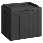 30 Gallon Resin Deck Box - Waterproof Outdoor Storage (black). Fixed Price $42.29.