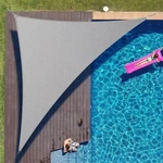 Colourtree Grey Custom Size Triangle Sun Shade Sail Canopy Fabric Outdoor Patio. Fixed Price $39.99.