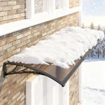 Window Awning Canopy For Doorways Patio Balcony Shade Polycarbonate Sheet. Fixed Price $69.99.