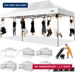 Cobizi 10X20 Heavy Duty Pop Up Canopy Tent With 6 Sidewalls Easy Commercial. Fixed Price $506.23.