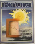 1940 Paulo Garetto Meteorology Weather Forecasting Sun Fortune Magazine Cover. Fixed Price $11.99.