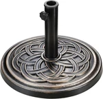 24LBS Heavy Duty Umbrella Round Stand Base For Patio, Outdoor, Deck, Lawn,garden. Fixed Price $60.36.