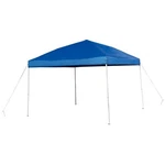 Flash Furniture 10' Square Outdoor Pop Up Canopy Tent With Carry Case In Blue. Fixed Price $139.35.