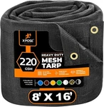 Xpose Safety Heavy Duty Mesh Tarp 8 16 Multipurpose Black Protective Cover. Fixed Price $59.99.