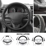 Motor Trend Gripdrive Ergonomic Carbon Fiber Steering Wheel Cover Black. Fixed Price $19.90.