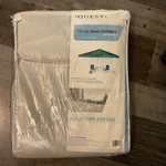 Quest 12 X Wind Curtain Accessory For Gazebo & Frame System New. Fixed Price $34.50.
