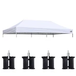 Pop Canopy Replacement Top 10X20 Heavy Duty Upf 50+ White Eurmax Universal. Fixed Price $259.99.