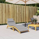 Sun Lounger Cushion Gray 73.2"X22.8"X1.6" Oxford Fabric. Fixed Price $82.26.