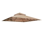 10.6'X10.6' Gazebo Canopy Top Replacement 2-TIER Cover For Summer Veranda Frame. Fixed Price $69.90.
