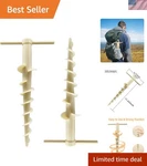 12-INCH Sand Anchor Stakes Essential For Beach Canopies & Tents (set Of 2). Fixed Price $25.99.
