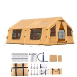 Inflatable Tents For Camping 8-12 Person Glamping Window W/ Hand Pump. Fixed Price $848.99.