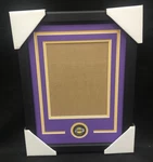 New Los Angeles Lakers 8X10 Photo Vertical Medallion Frame Kit W/ Double Mat. Fixed Price $39.95.