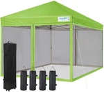 Quictent Ez Pop Up Canopy Gazebo 10X10FT Folding Mesh Party W/4 Sandbags Us. Fixed Price $129.99.