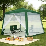 10X10 Screen House Pop Up Canopy Tent W/ Mesh Walls, Waterproof Top For Camping. Fixed Price $79.98.