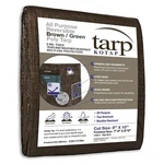 8X10-FT Reversible Brown Green Poly Tarp Heavy Duty Waterproof Outdoor Cover. Fixed Price $16.06.