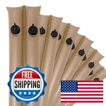 Robelle 8 Ft. 6-PACK Commercial Tan Double Chamber Pool Cover Weights. Fixed Price $35.25.