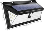 Solar Led Outdoor Sensor Lightwall 118 Lights 4400MAH Strong. Fixed Price $33.99.