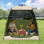 Screen House Gazebo, 2-4-6 Person Pop Up Tent, Instant Room With. Fixed Price $219.99.