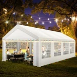 13'X26' Heavy Duty Wedding Party Tent Outdoor Gazebo Canopy Removable Walls. Fixed Price $379.99.