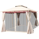 Costway 13'X10'OUTDOOR Canopy Gazebo Steel Frame 2-TIERS Party Patio Large. Fixed Price $183.99.